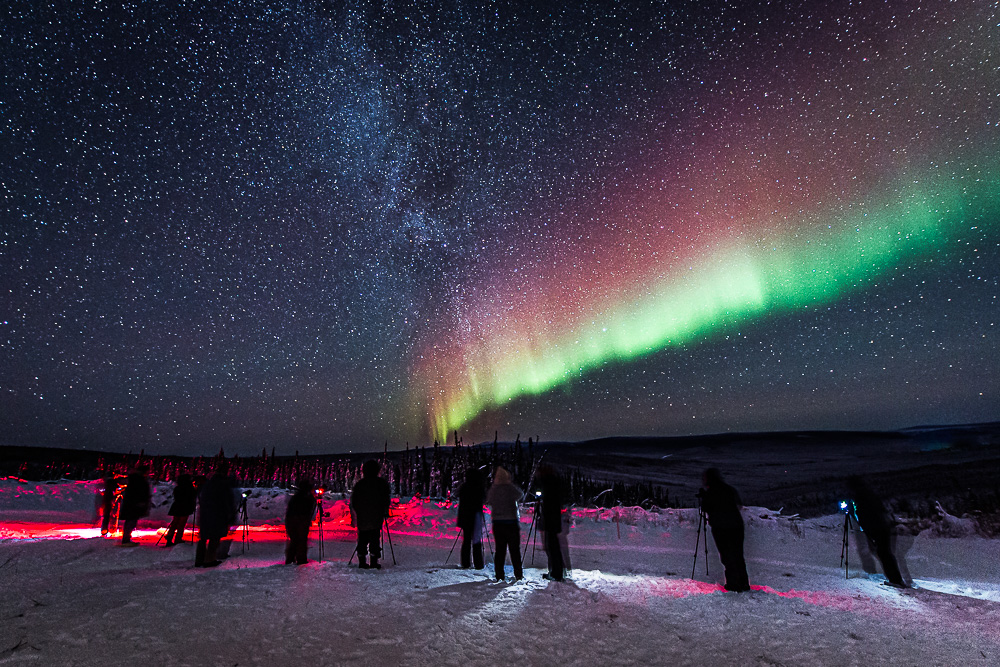 aurora northern lights photo class group
