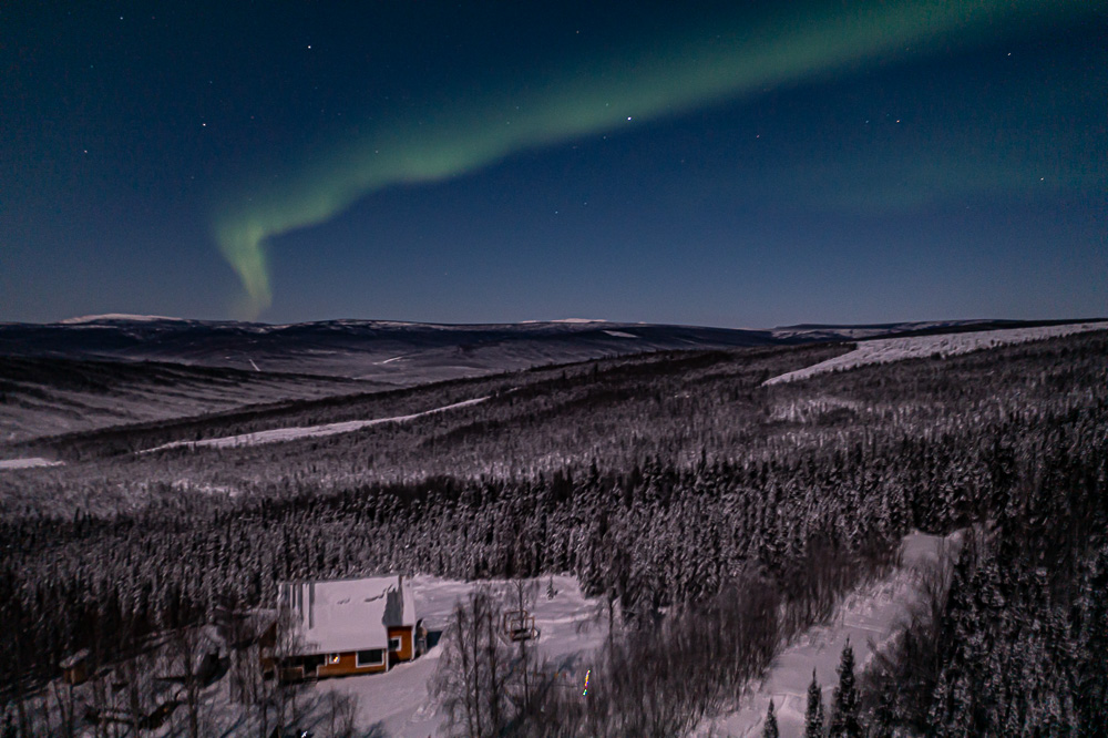 aerial house aurora Fairbanks